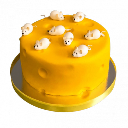 Mickey Mouse 1/2 Cake | FabaSweetShop.com Tampa, FL
