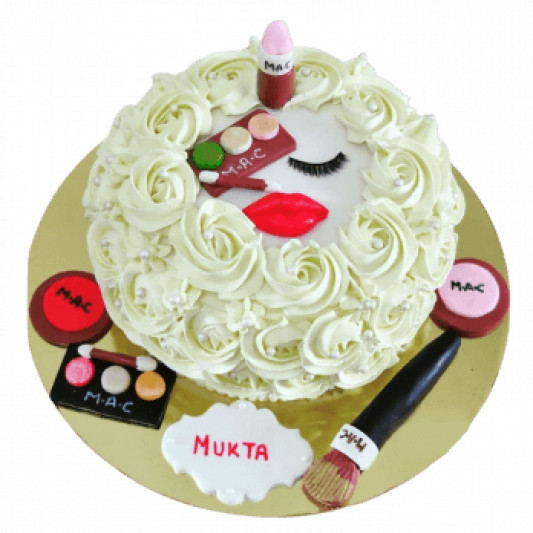 Makeup Cream Cake online delivery in Noida, Delhi, NCR, Gurgaon