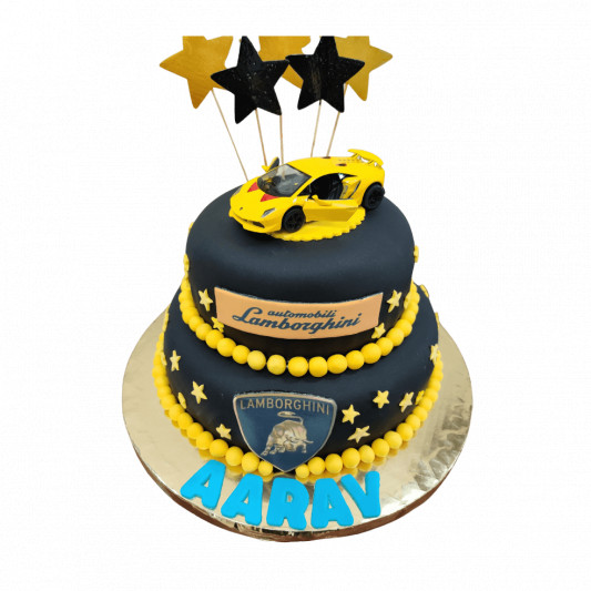Sports Car Logo Cake | Sports Car Cake | Order Custom Cakes in Bangalore –  Liliyum Patisserie & Cafe