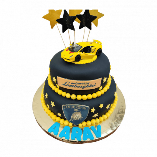 Lamborghini Theme Cake online delivery in Noida, Delhi, NCR, Gurgaon