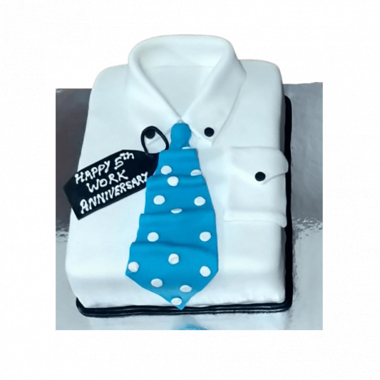 Shirt and Tie Fondant Cake online delivery in Noida, Delhi, NCR, Gurgaon