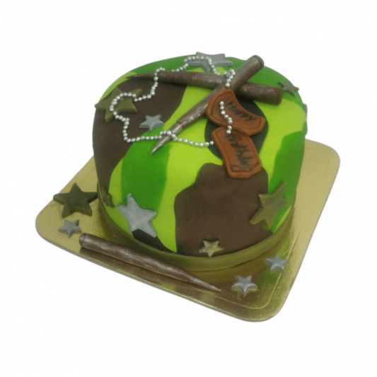 Army Theme Cake online delivery in Noida, Delhi, NCR, Gurgaon