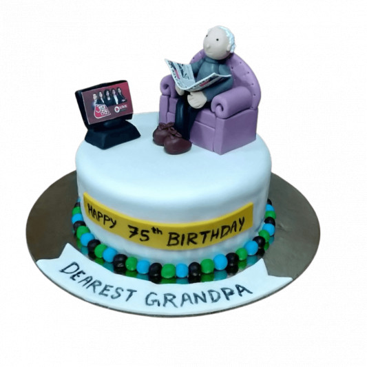 Grandpa Birthday Cake - Decorated Cake by Lamputigu - CakesDecor