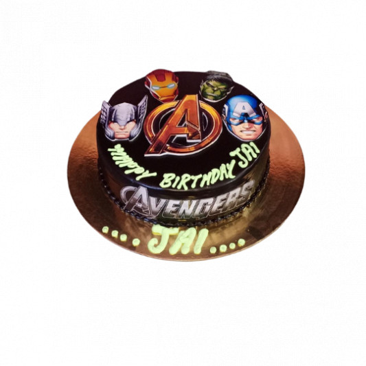 Avengers Theme Photo Cake online delivery in Noida, Delhi, NCR, Gurgaon