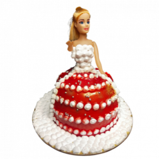 Red Doll Cake online delivery in Noida, Delhi, NCR, Gurgaon