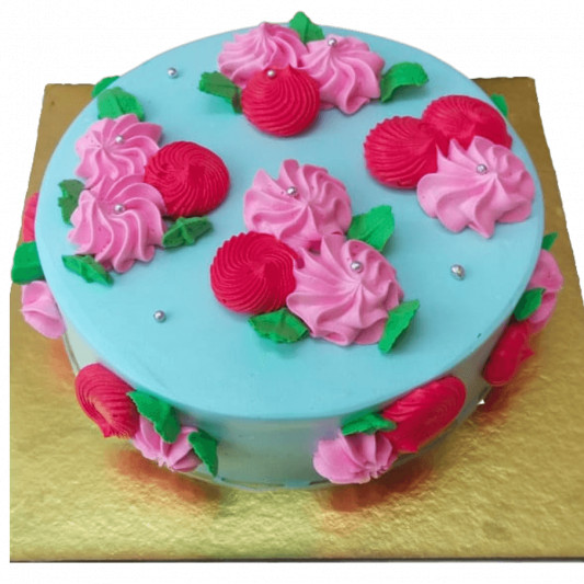 Beautiful Floral Cake online delivery in Noida, Delhi, NCR, Gurgaon