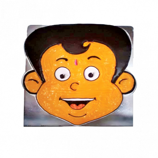 Chota Bheem Face Cake  online delivery in Noida, Delhi, NCR, Gurgaon