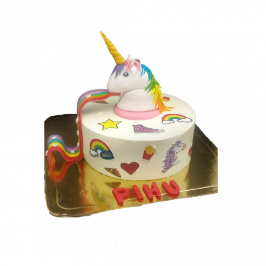 Unicorn Rainbow Cake online delivery in Noida, Delhi, NCR, Gurgaon