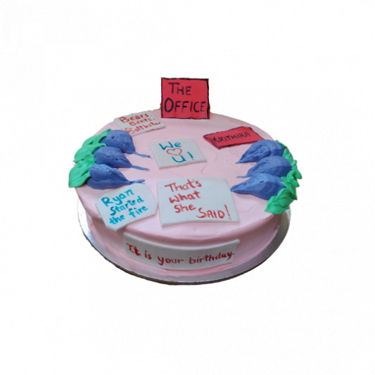 Message Theme Cake online delivery in Noida, Delhi, NCR, Gurgaon