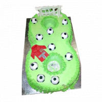 Football Ground Number Theme Cake  online delivery in Noida, Delhi, NCR,
                    Gurgaon