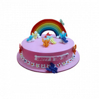 Rainbow Theme Cake  online delivery in Noida, Delhi, NCR,
                    Gurgaon