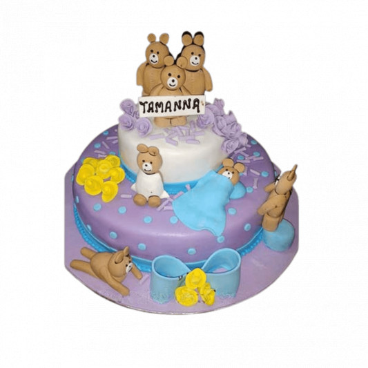 2 Tier Baby Shower Cake online delivery in Noida, Delhi, NCR, Gurgaon