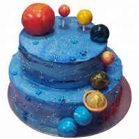 Galaxy Cake with Planets online delivery in Noida, Delhi, NCR,
                    Gurgaon