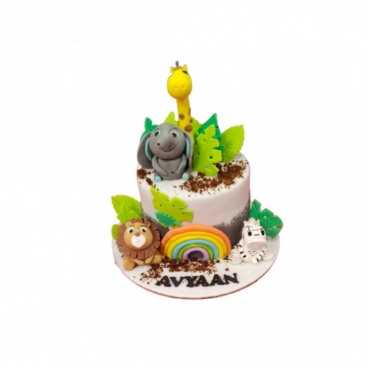 Jungle Theme Cake online delivery in Noida, Delhi, NCR, Gurgaon