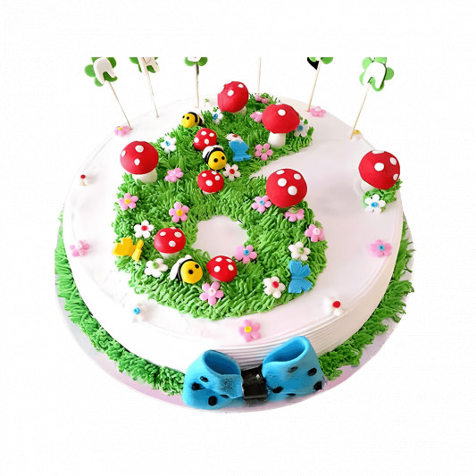 Honey Bee Number Cake  online delivery in Noida, Delhi, NCR, Gurgaon