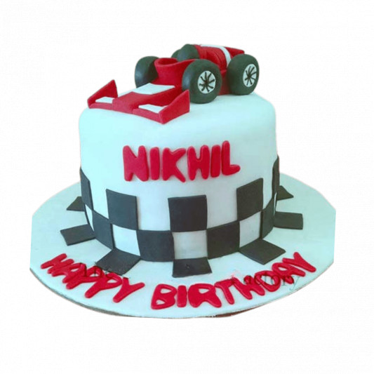 Racing Track Theme Cake online delivery in Noida, Delhi, NCR, Gurgaon