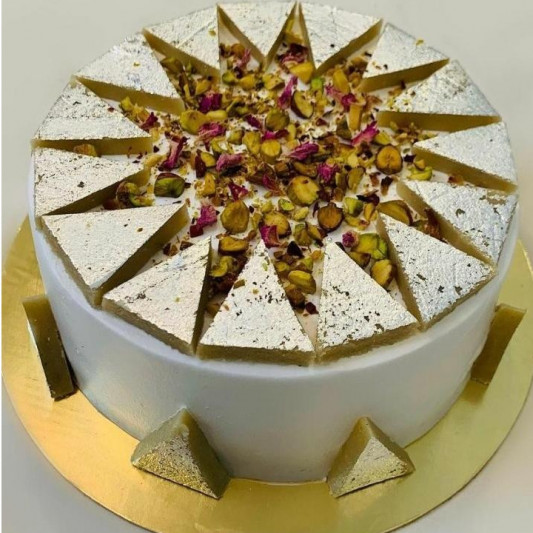 Kaju Katli Fusion Cake online delivery in Noida, Delhi, NCR, Gurgaon