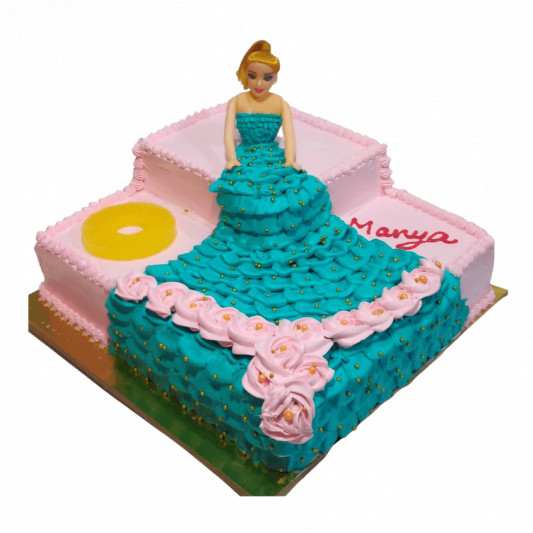 Princess Doll Cake online delivery in Noida, Delhi, NCR, Gurgaon