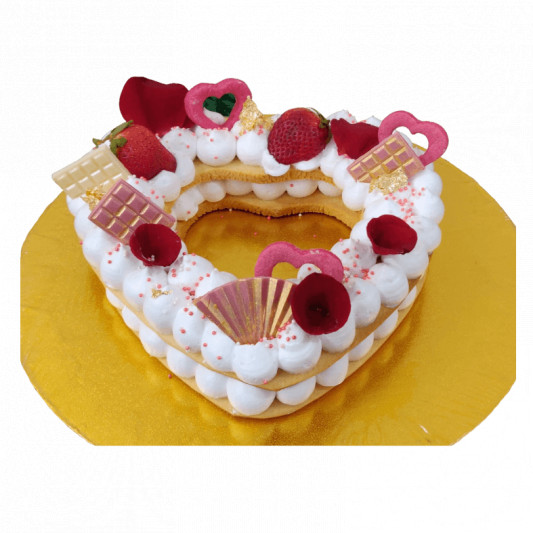 Beautiful Monogram Cake online delivery in Noida, Delhi, NCR, Gurgaon