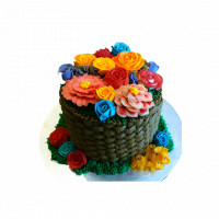 Chocolate Flower Basket Cake online delivery in Noida, Delhi, NCR,
                    Gurgaon