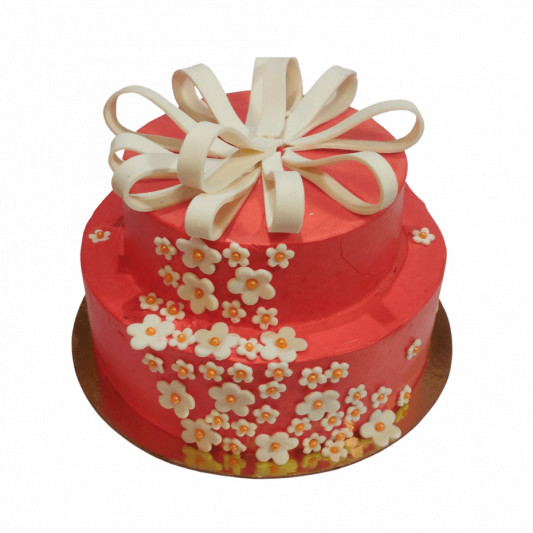 2 Tier Designer Chocolate Cake online delivery in Noida, Delhi, NCR, Gurgaon