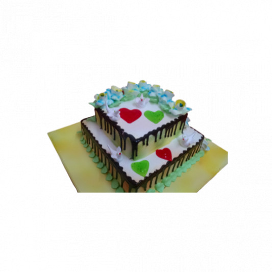 Black Forest 2 Tier Cake online delivery in Noida, Delhi, NCR, Gurgaon