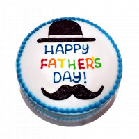 Father's Day Hat and Moustache Cake online delivery in Noida, Delhi, NCR,
                    Gurgaon