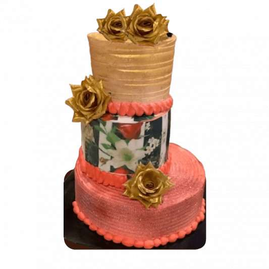 Beautiful 3 Tier Wedding Cake online delivery in Noida, Delhi, NCR, Gurgaon