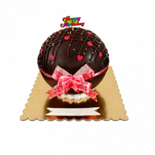 Round Pinata Cake online delivery in Noida, Delhi, NCR, Gurgaon