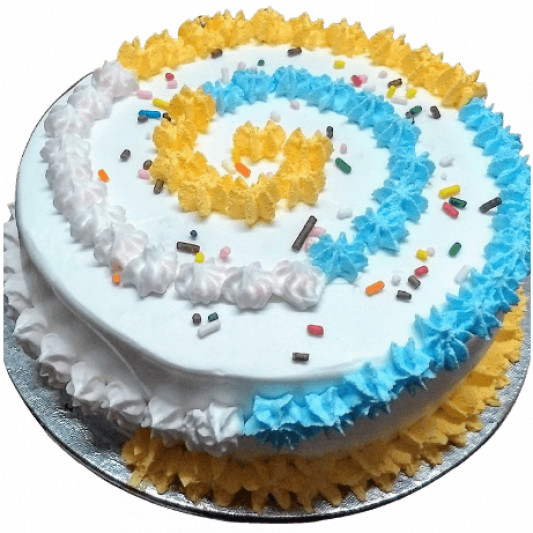 Beautiful Cream Cake online delivery in Noida, Delhi, NCR, Gurgaon