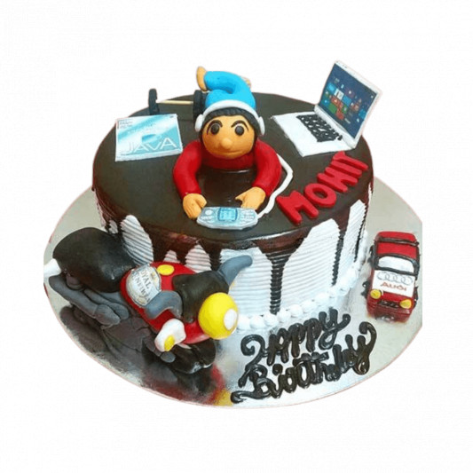 Smart Boy's Cake  online delivery in Noida, Delhi, NCR, Gurgaon