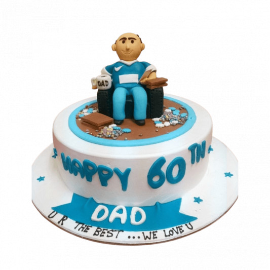 Grandfather Cake for Grandparents Day Half Kg : Gift/Send Grandparent's Day  Gifts Online HD1117328 |IGP.com