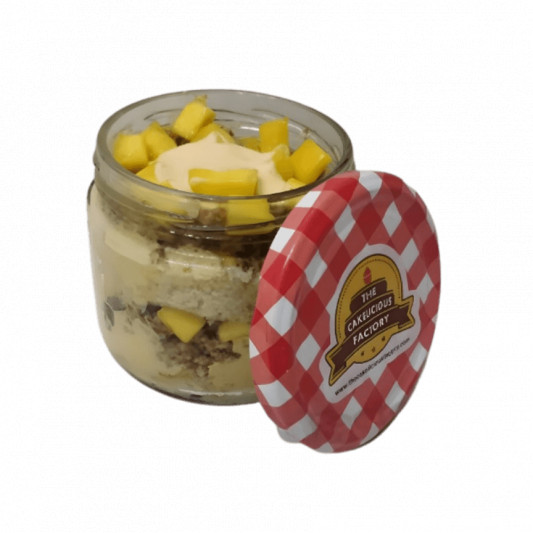 Honey Oats Mango Ice Cream Cake Jar online delivery in Noida, Delhi, NCR, Gurgaon