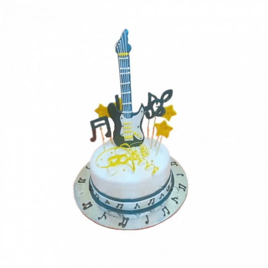 Guitar music theme cake | music theme cake - Levanilla ::