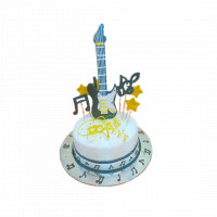 Guitar Musical Theme Cake online delivery in Noida, Delhi, NCR,
                    Gurgaon