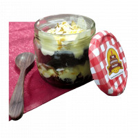 Choco Almond Butterscotch Ice Cream Cake Jar online delivery in Noida, Delhi, NCR,
                    Gurgaon