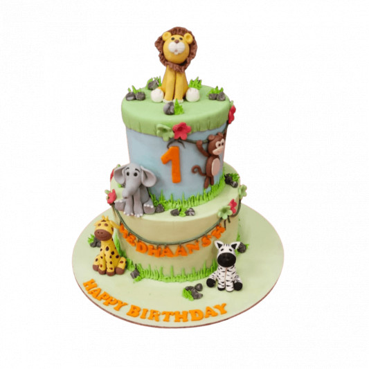 Safari Theme Birthday Cake online delivery in Noida, Delhi, NCR, Gurgaon