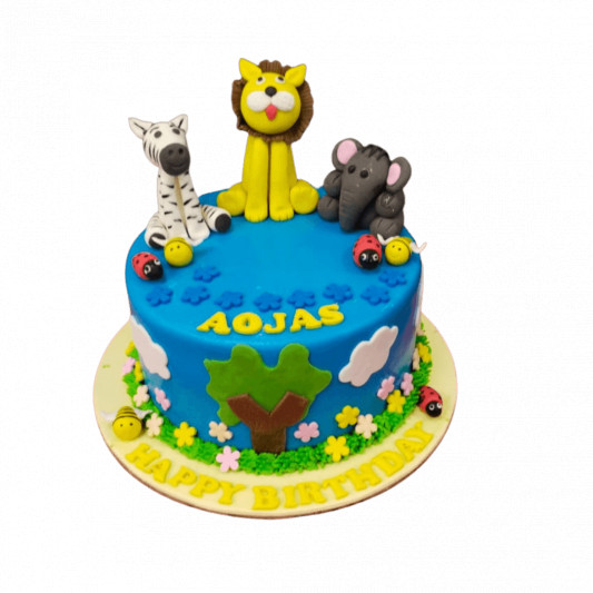 Safari Theme Cake online delivery in Noida, Delhi, NCR, Gurgaon