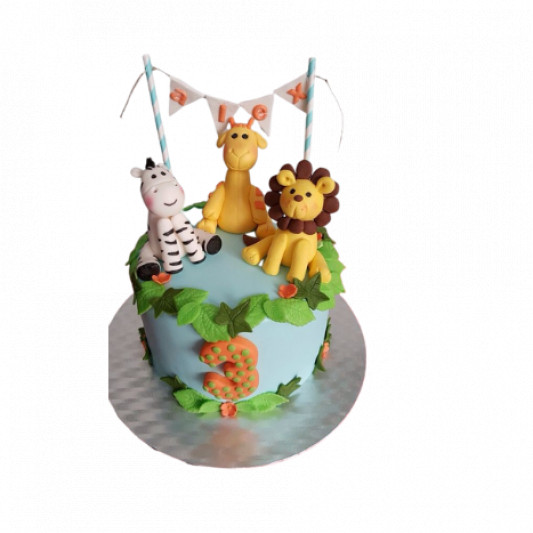 Animal Fondant Designer Cake online delivery in Noida, Delhi, NCR, Gurgaon