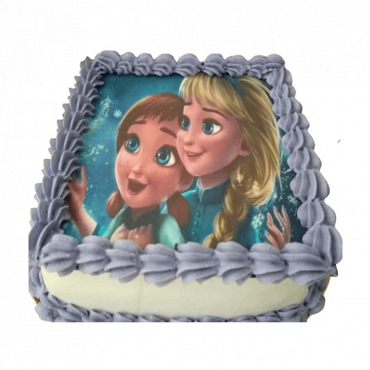 Frozen Anna and Elsa Cake online delivery in Noida, Delhi, NCR, Gurgaon