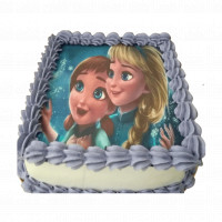 Frozen Anna and Elsa Cake online delivery in Noida, Delhi, NCR,
                    Gurgaon