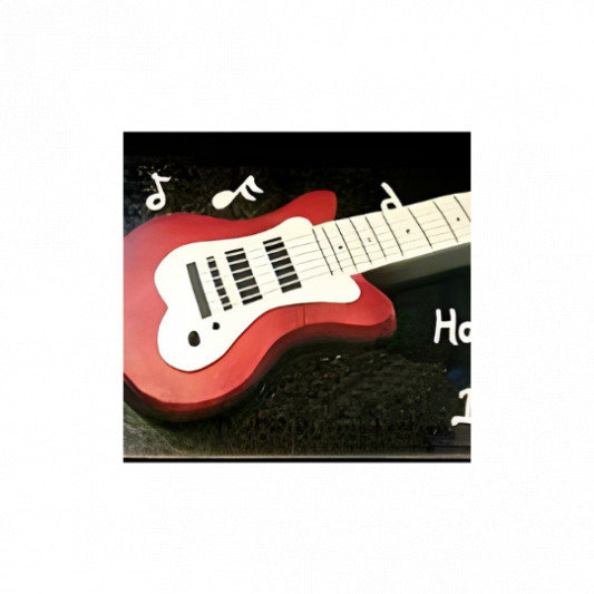 Guitar Theme Cake online delivery in Noida, Delhi, NCR, Gurgaon