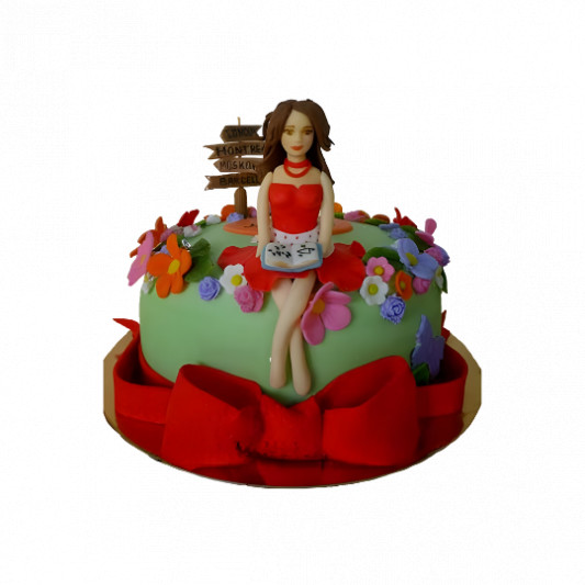 Elegant Birthday Cake for Girl online delivery in Noida, Delhi, NCR, Gurgaon