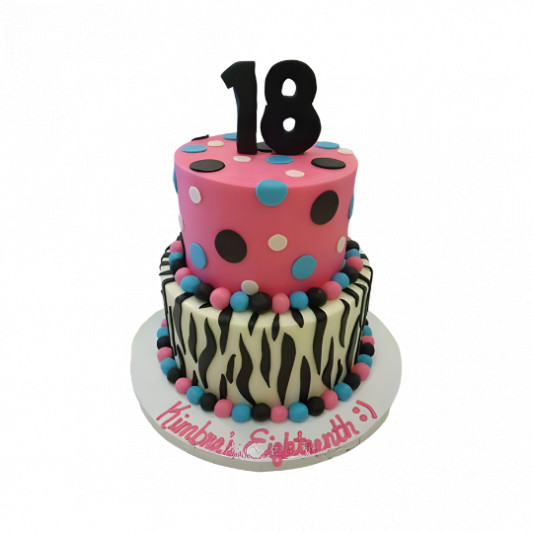 Sweet and Simple 18th Birthday Cake online delivery in Noida, Delhi, NCR, Gurgaon