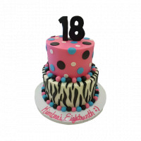 Sweet and Simple 18th Birthday Cake online delivery in Noida, Delhi, NCR,
                    Gurgaon