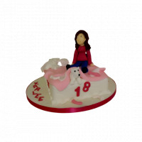 Birthday Cake for 18 Year Girl online delivery in Noida, Delhi, NCR,
                    Gurgaon