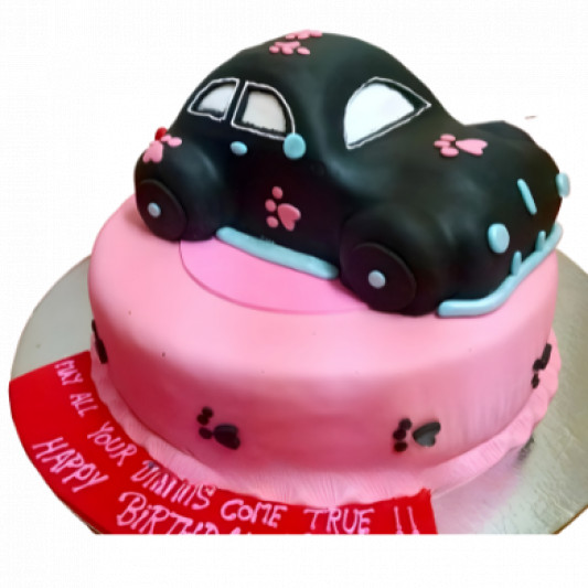 Beetle Car Birthday Cake online delivery in Noida, Delhi, NCR, Gurgaon