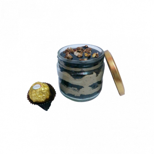 Ferrero Rocher Cake Jar online delivery in Noida, Delhi, NCR, Gurgaon