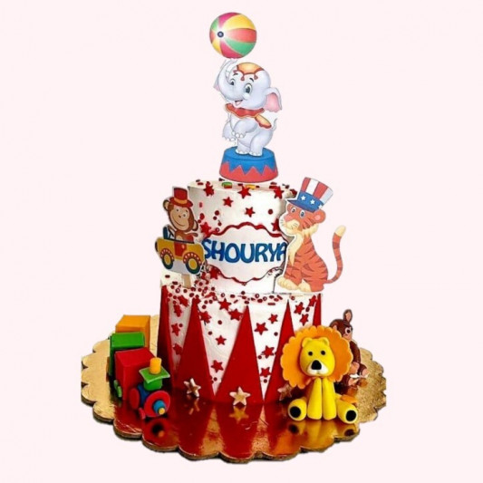 Circus Theme Cake | Carnival Theme Cake online delivery in Noida, Delhi, NCR, Gurgaon