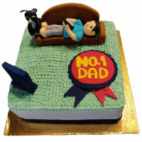 Number One Dad Cake online delivery in Noida, Delhi, NCR,
                    Gurgaon